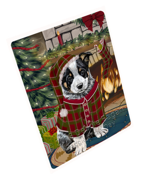 The Stocking was Hung Australian Cattle Dog Magnet MAG70653 (Small 5.5" x 4.25")