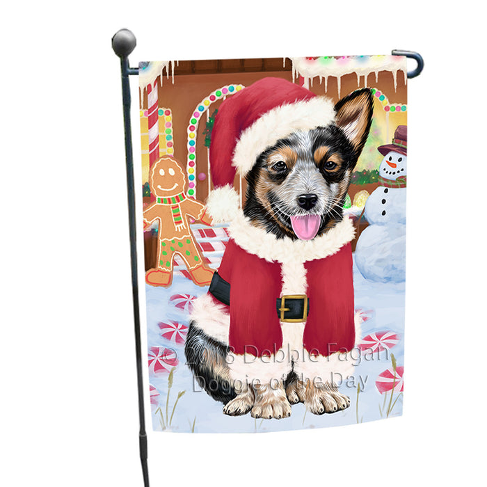 Christmas Gingerbread House Candyfest Australian Cattle Dog Garden Flag GFLG56693