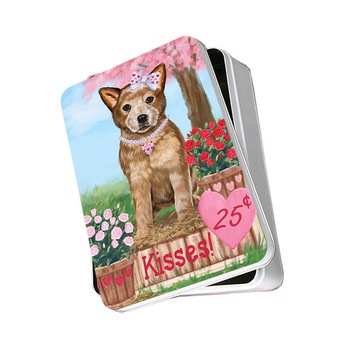 Rosie 25 Cent Kisses Australian Cattle Dog Photo Storage Tin PITN55740