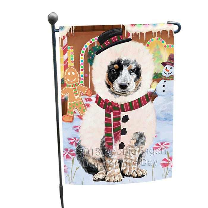Christmas Gingerbread House Candyfest Australian Cattle Dog Garden Flag GFLG56694