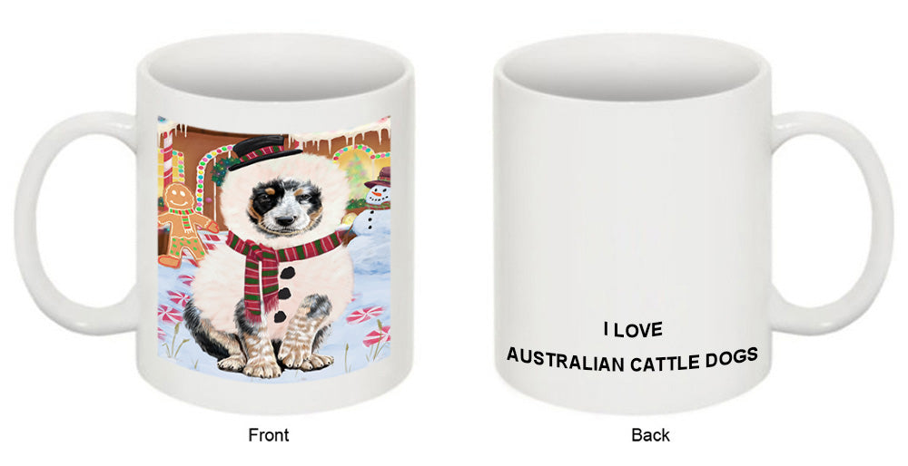 Christmas Gingerbread House Candyfest Australian Cattle Dog Coffee Mug MUG51544