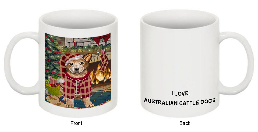 The Stocking was Hung Australian Cattle Dog Coffee Mug MUG50572