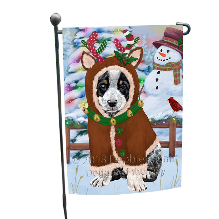 Christmas Gingerbread House Candyfest Australian Cattle Dog Garden Flag GFLG56695
