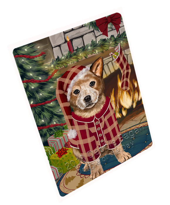 The Stocking was Hung Australian Cattle Dog Magnet MAG70659 (Small 5.5" x 4.25")