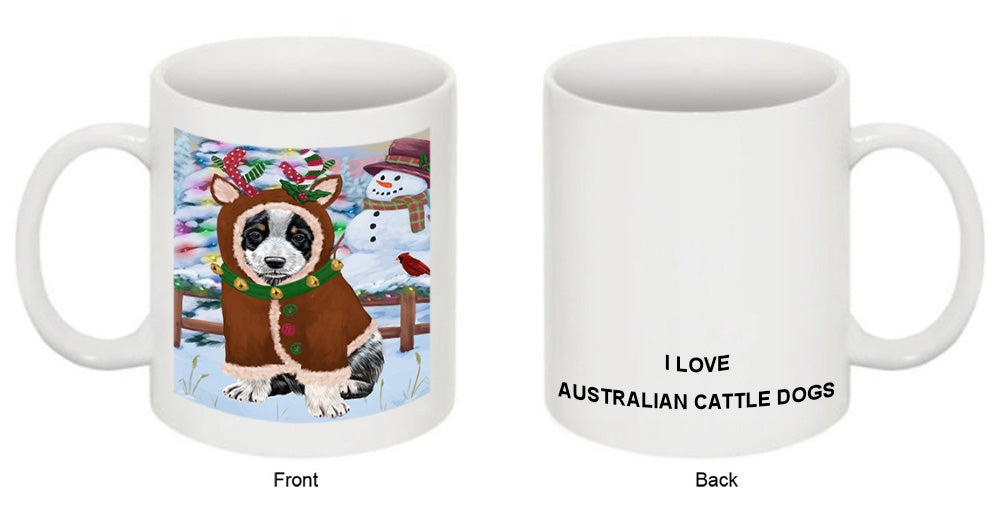 Christmas Gingerbread House Candyfest Australian Cattle Dog Coffee Mug MUG51545