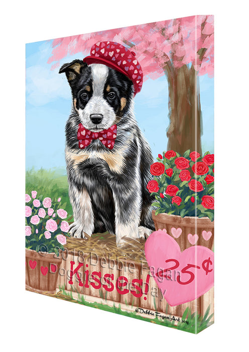 Rosie 25 Cent Kisses Australian Cattle Dog Canvas Print Wall Art Décor CVS124415
