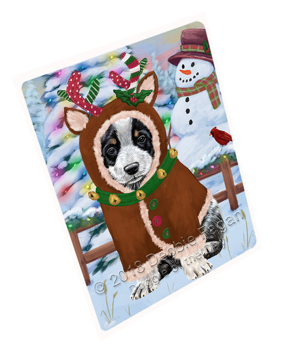 Christmas Gingerbread House Candyfest Australian Cattle Dog Blanket BLNKT124743