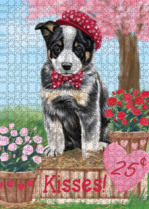 Rosie 25 Cent Kisses Australian Cattle Dog Puzzle with Photo Tin PUZL91400