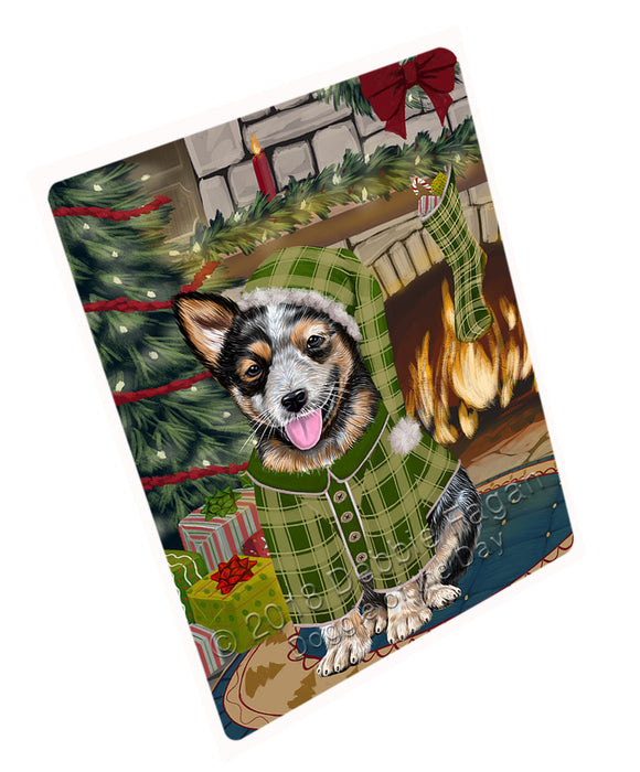 The Stocking was Hung Australian Cattle Dog Magnet MAG70662 (Small 5.5" x 4.25")