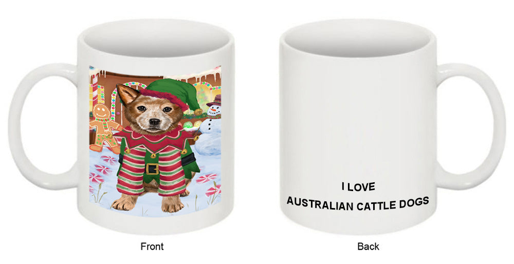 Christmas Gingerbread House Candyfest Australian Cattle Dog Coffee Mug MUG51546
