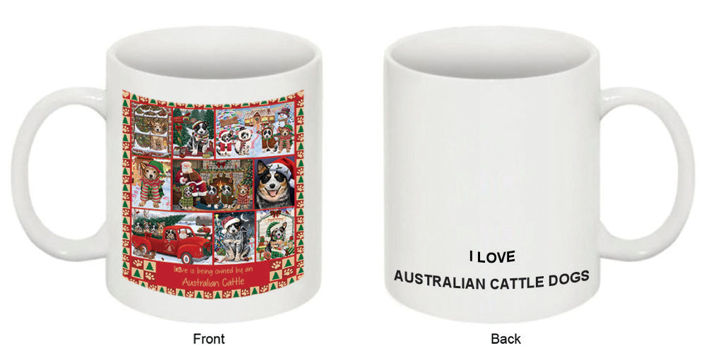 Love is Being Owned Christmas Australian Cattle Dogs Coffee Mug MUG52590