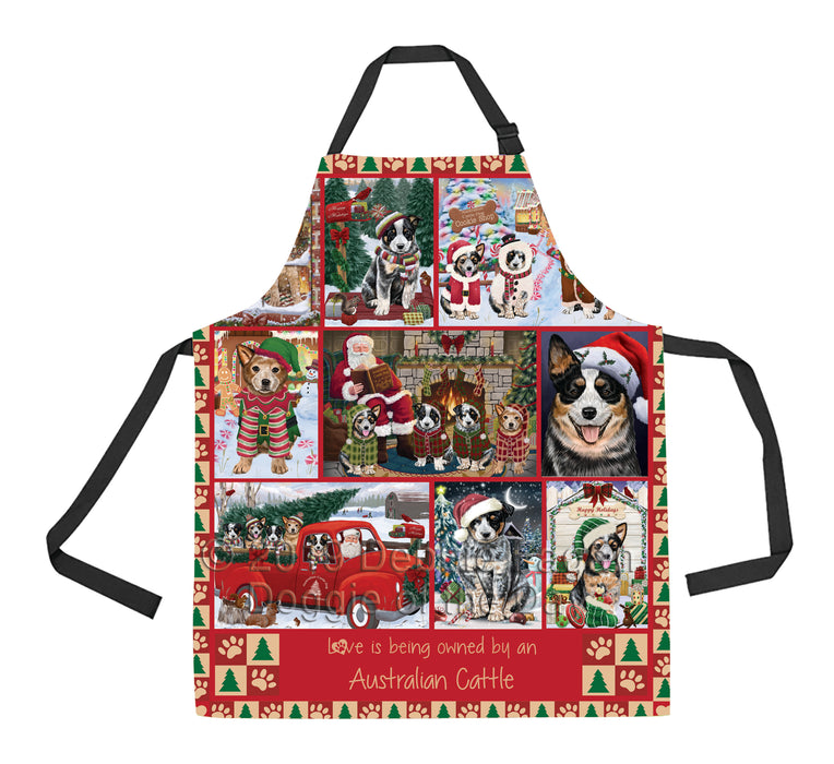 Love is Being Owned Christmas Australian Cattle Dogs Apron