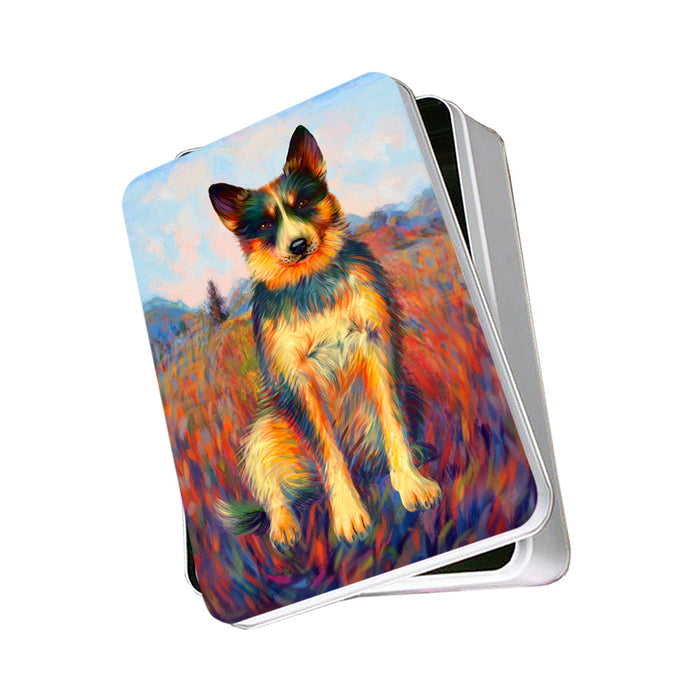 Mystic Blaze Australian Cattle Dog Photo Storage Tin PITN53570