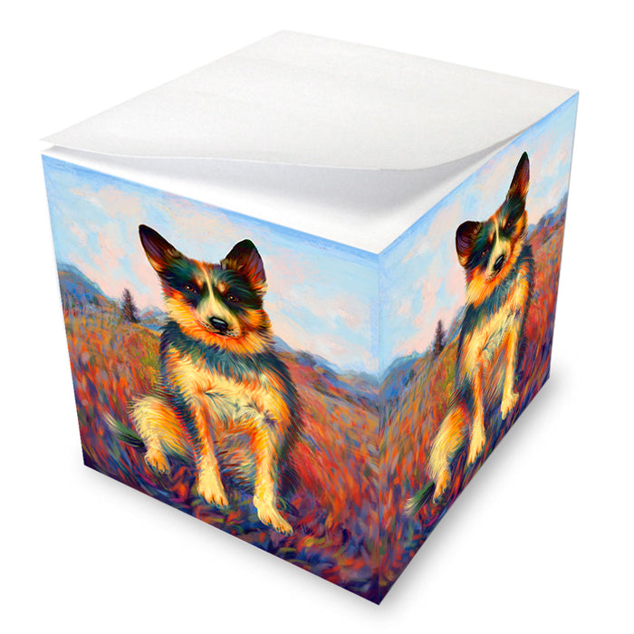 Mystic Blaze Australian Cattle Dog Note Cube NOC55216