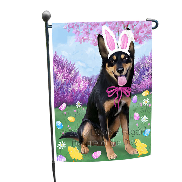 Australian Kelpie Dog Easter Holiday Garden Flag GFLG56994