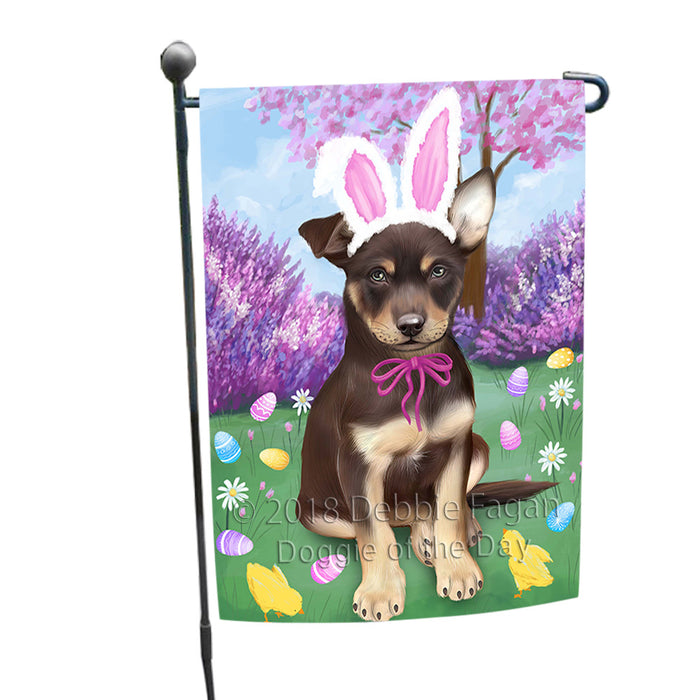 Australian Kelpie Dog Easter Holiday Garden Flag GFLG56995