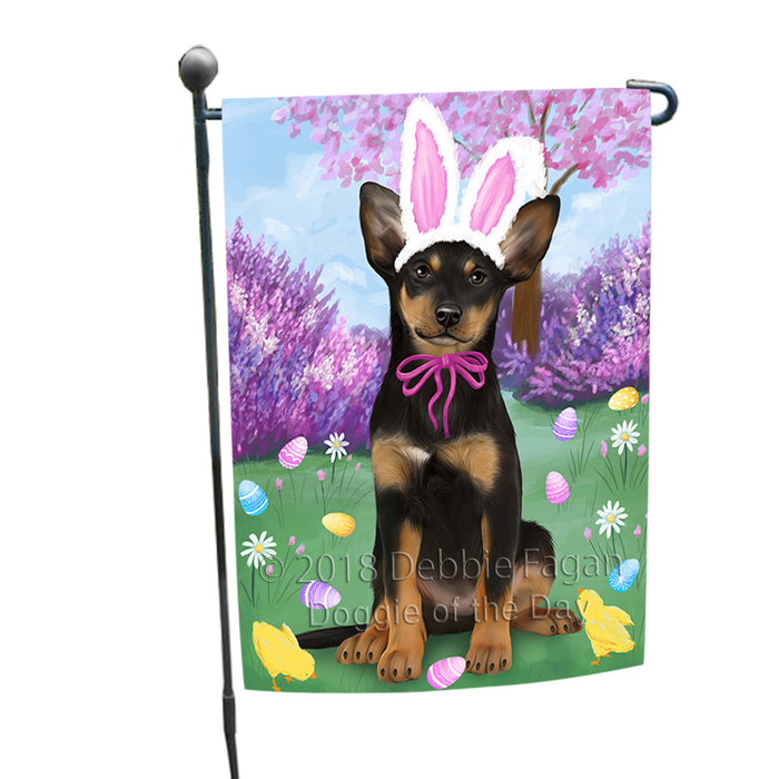 Australian Kelpie Dog Easter Holiday Garden Flag GFLG56996