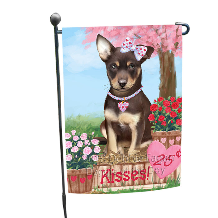 Rosie 25 Cent Kisses Australian Kelpie Dog Garden Flag GFLG56348