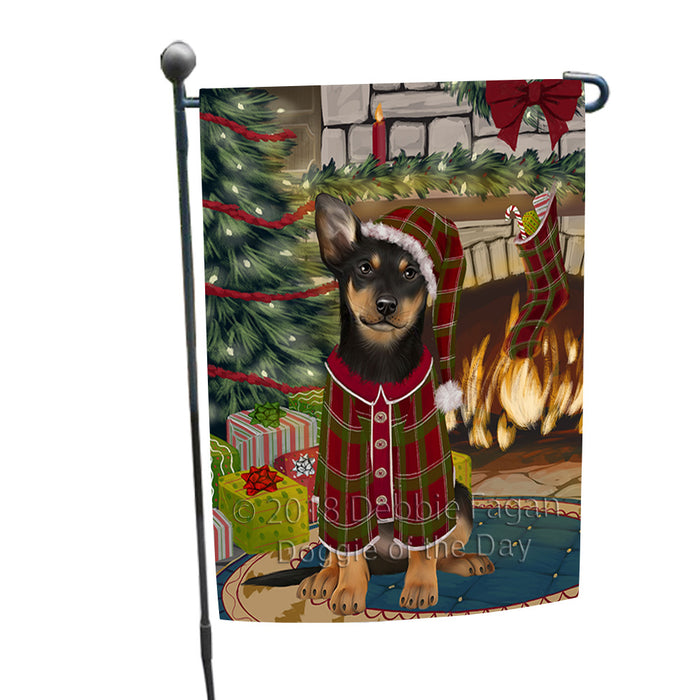 The Stocking was Hung Australian Kelpie Dog Garden Flag GFLG55469