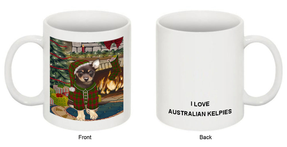 The Stocking was Hung Australian Kelpie Dog Coffee Mug MUG50575