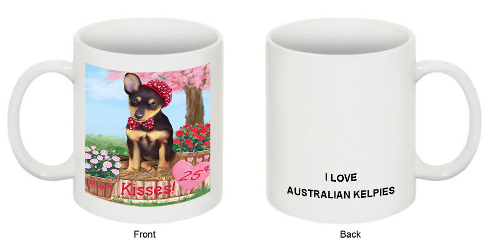 Rosie 25 Cent Kisses Australian Kelpie Dog Coffee Mug MUG51200