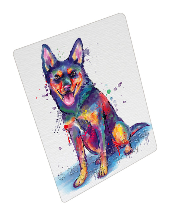 Watercolor Australian Kelpie Dog Small Magnet MAG76194