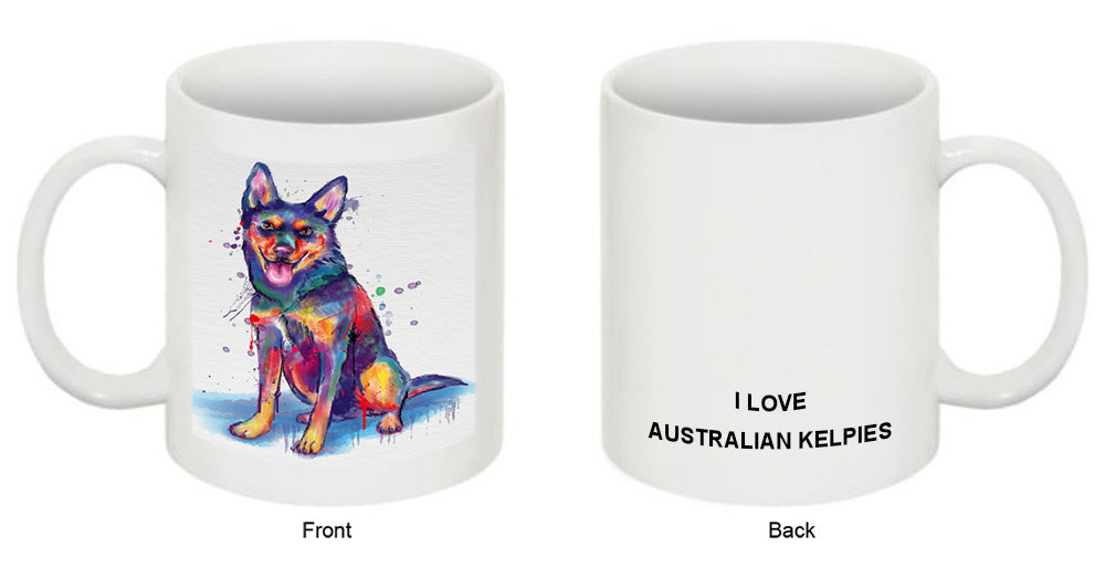 Watercolor Australian Kelpie Dog Coffee Mug MUG52467