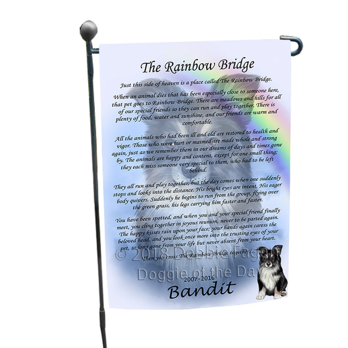 Rainbow Bridge Australian Shepherd Dog Garden Flag GFLG56095