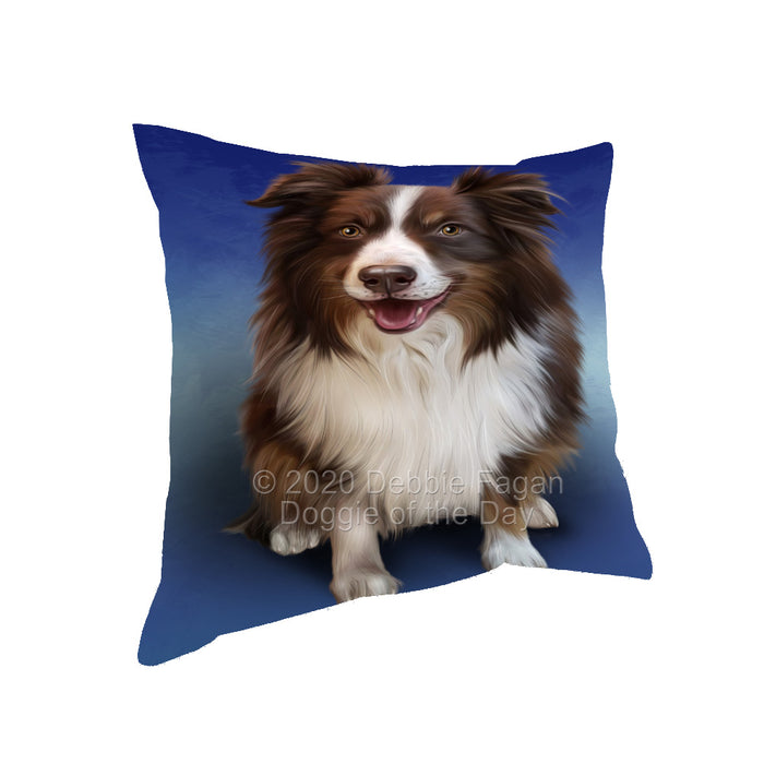 Australian Shepherd Dog Pillow with Top Quality High-Resolution Images - Ultra Soft Pet Pillows for Sleeping - Reversible & Comfort - Ideal Gift for Dog Lover - Cushion for Sofa Couch Bed - 100% Polyester, PILA93955