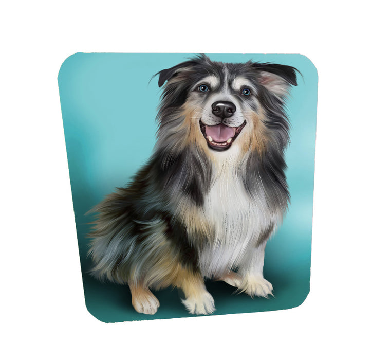Australian Shepherd Dog Coasters Set of 4 CSTA58697