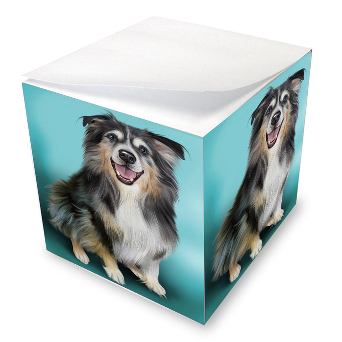 Australian Shepherd Dog Note Cube NOC-DOTD-A57736