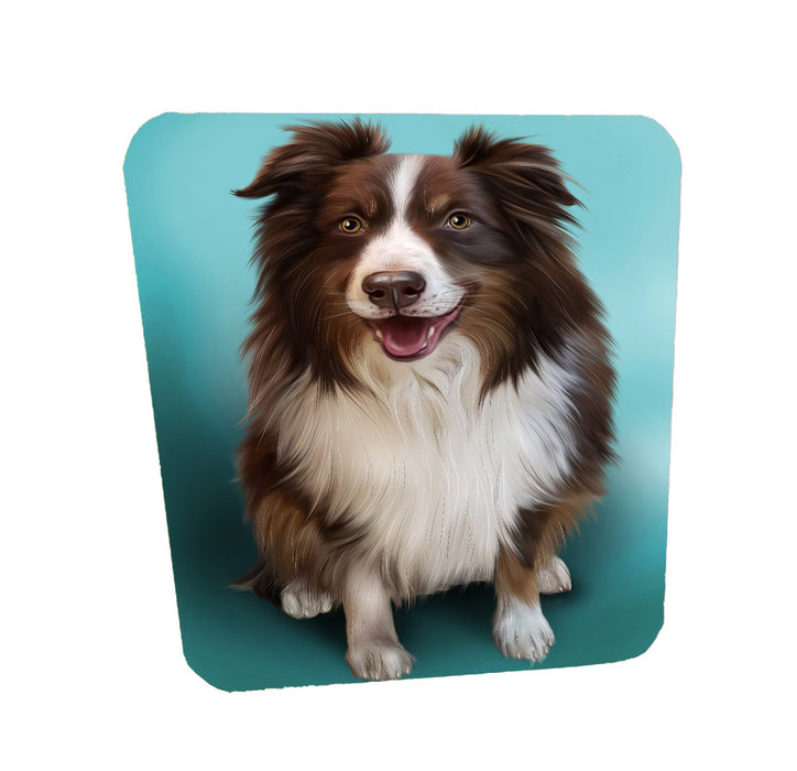 Australian Shepherd Dog Coasters Set of 4 CSTA58700