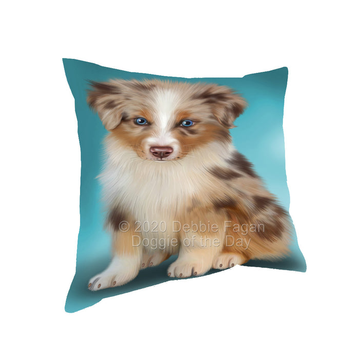 Australian Shepherd Dog Pillow with Top Quality High-Resolution Images - Ultra Soft Pet Pillows for Sleeping - Reversible & Comfort - Ideal Gift for Dog Lover - Cushion for Sofa Couch Bed - 100% Polyester, PILA93970