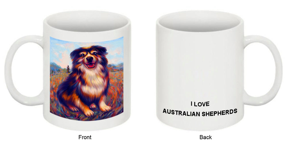 Mystic Blaze Australian Shepherd Dog Coffee Mug MUG48969