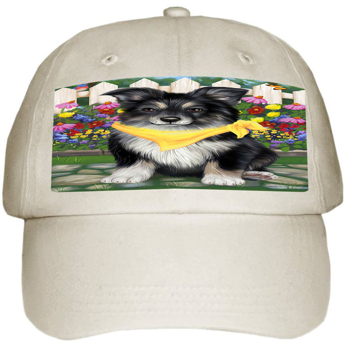 Spring Floral Australian Shepherd Dog Ball Hat Cap HAT53055