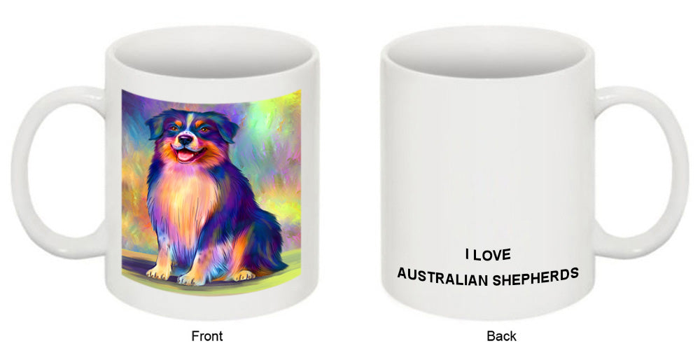 Paradise Wave Australian Shepherd Dog Coffee Mug MUG52087
