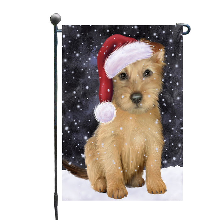 Christmas Let it Snow Australian Terrier Dog Garden Flags Outdoor Decor for Homes and Gardens Double Sided Garden Yard Spring Decorative Vertical Home Flags Garden Porch Lawn Flag for Decorations GFLG68751