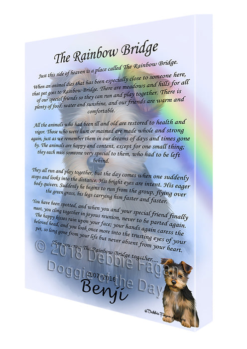 Rainbow Bridge Australian Terrier Dog Canvas Print Wall Art Décor CVS122201