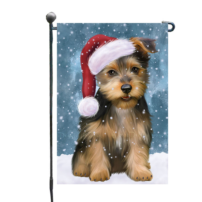 Christmas Let it Snow Australian Terrier Dog Garden Flags Outdoor Decor for Homes and Gardens Double Sided Garden Yard Spring Decorative Vertical Home Flags Garden Porch Lawn Flag for Decorations GFLG68753