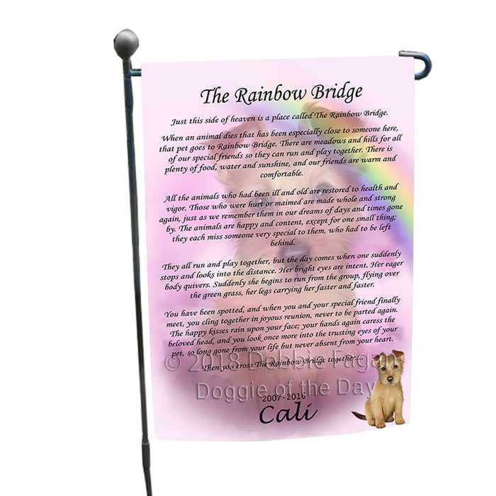 Rainbow Bridge Australian Terrier Dog Garden Flag GFLG56103