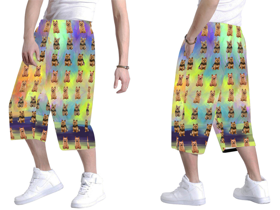 Paradise Wave Australian Terrier Dogs All Over Print Men's Baggy Shorts