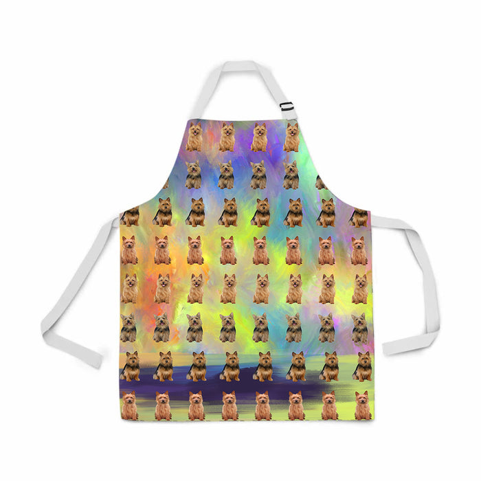Paradise Wave Australian Terrier Dogs All Over Print Adjustable Apron