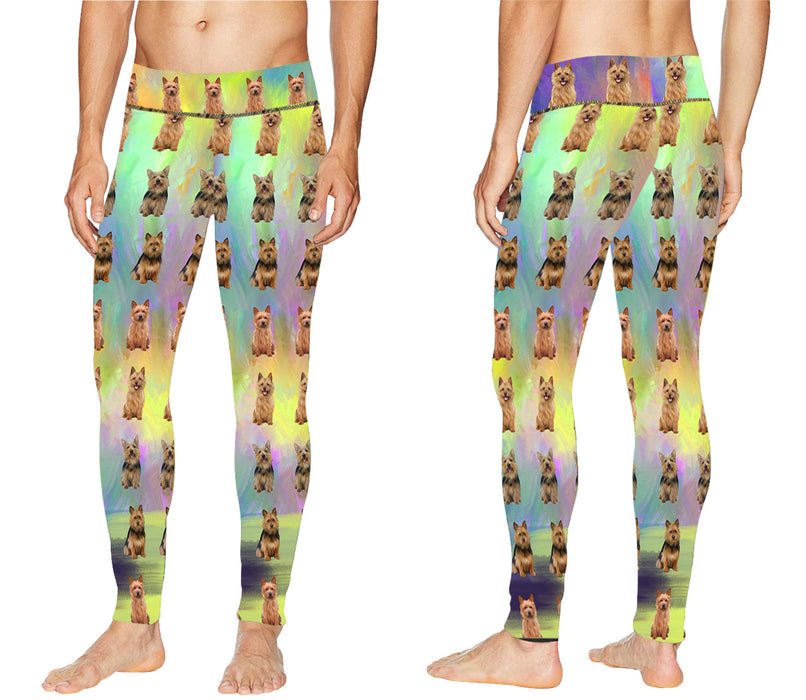 Paradise Wave Australian Terrier Dogs All Over Print Meggings