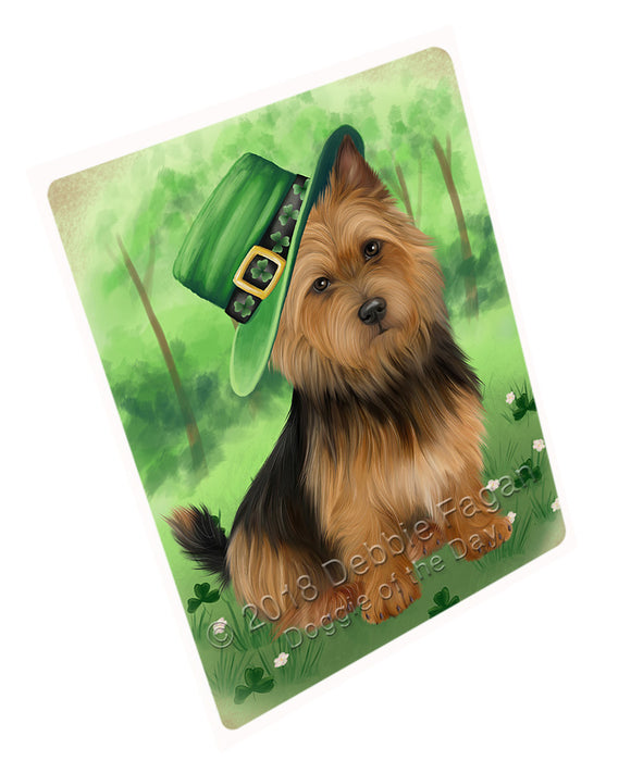St. Patricks Day Irish Portrait Australian Terrier Dog Mini Magnet MAG76555