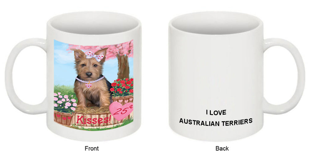 Rosie 25 Cent Kisses Australian Terrier Dog Coffee Mug MUG51201