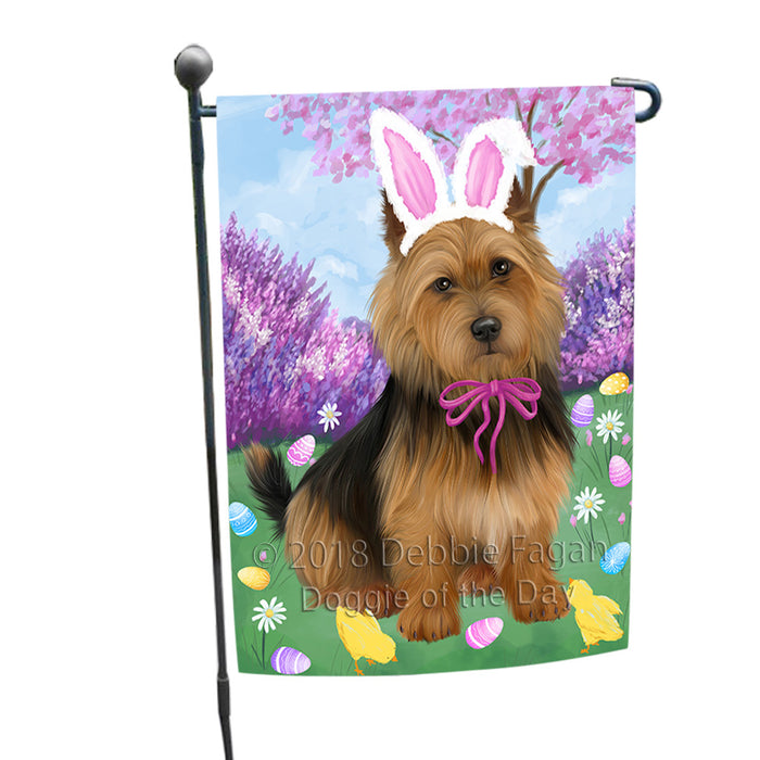 Easter Holiday Australian Terrier Dog Garden Flag GFLG57526