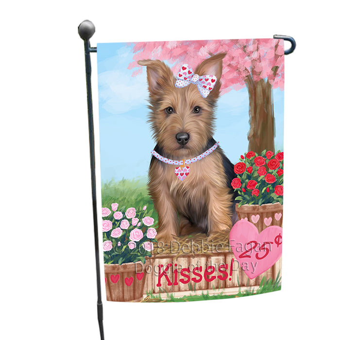 Rosie 25 Cent Kisses Australian Terrier Dog Garden Flag GFLG56351