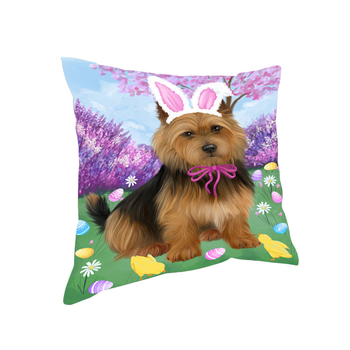 Easter Holiday Australian Terrier Dog Pillow PIL81884