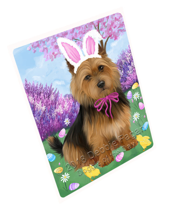 Easter Holiday Australian Terrier Dog Large Refrigerator / Dishwasher Magnet RMAG103656