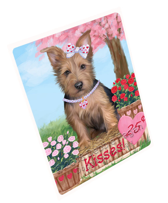 Rosie 25 Cent Kisses Australian Terrier Dog Magnet MAG72546 (Small 5.5" x 4.25")